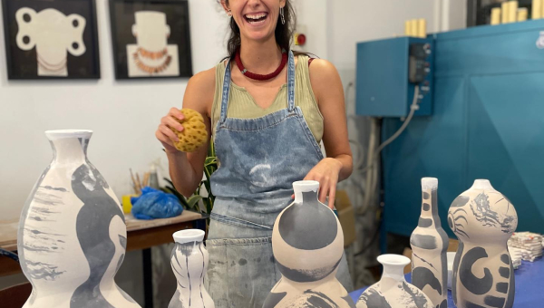 Souzana Petri, ceramicist and designer-maker from Cyprus.